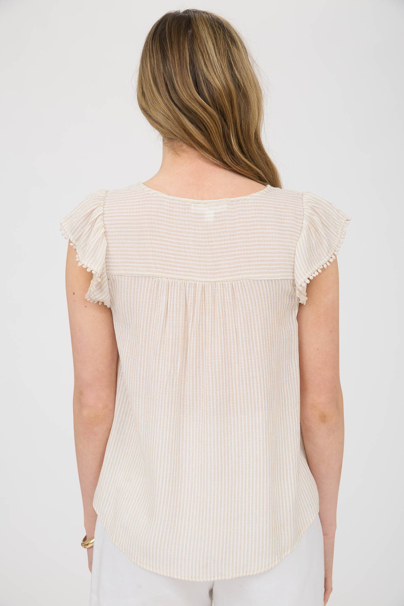 FRONT TIE SHORT SLEEVE TOP