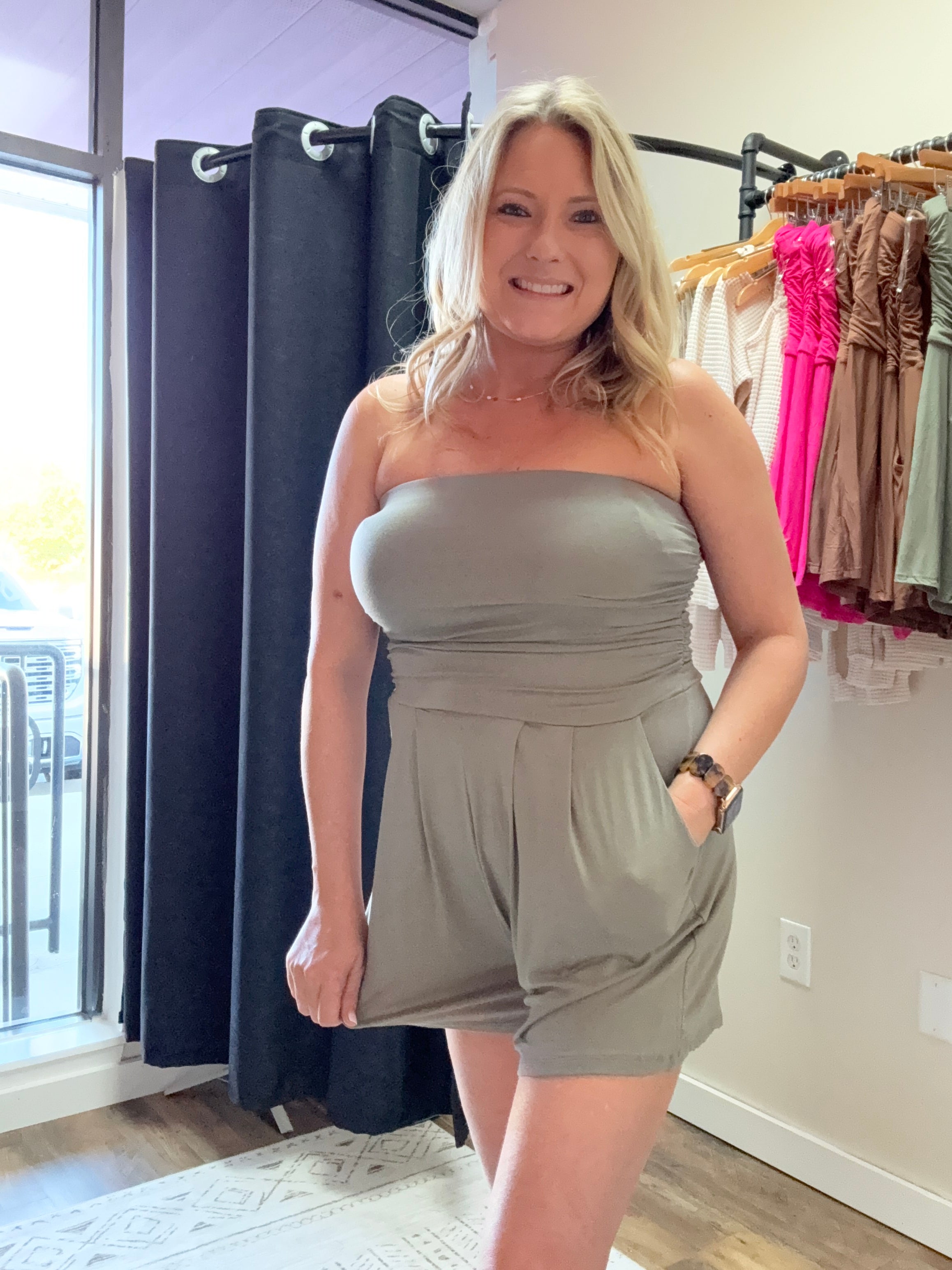 SOLID TUBE ROMPER