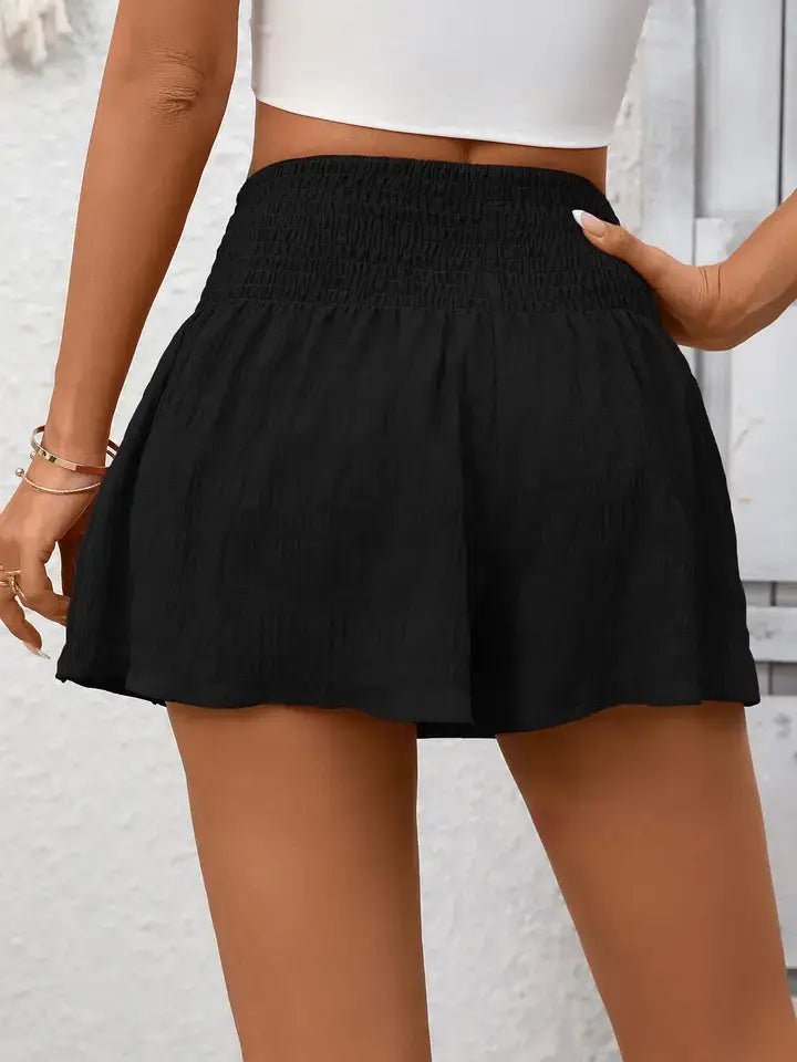 High Waist Ruffle Shorts