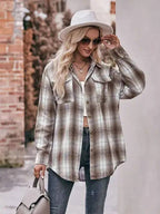 Plaid Button Down Flannel Shirt