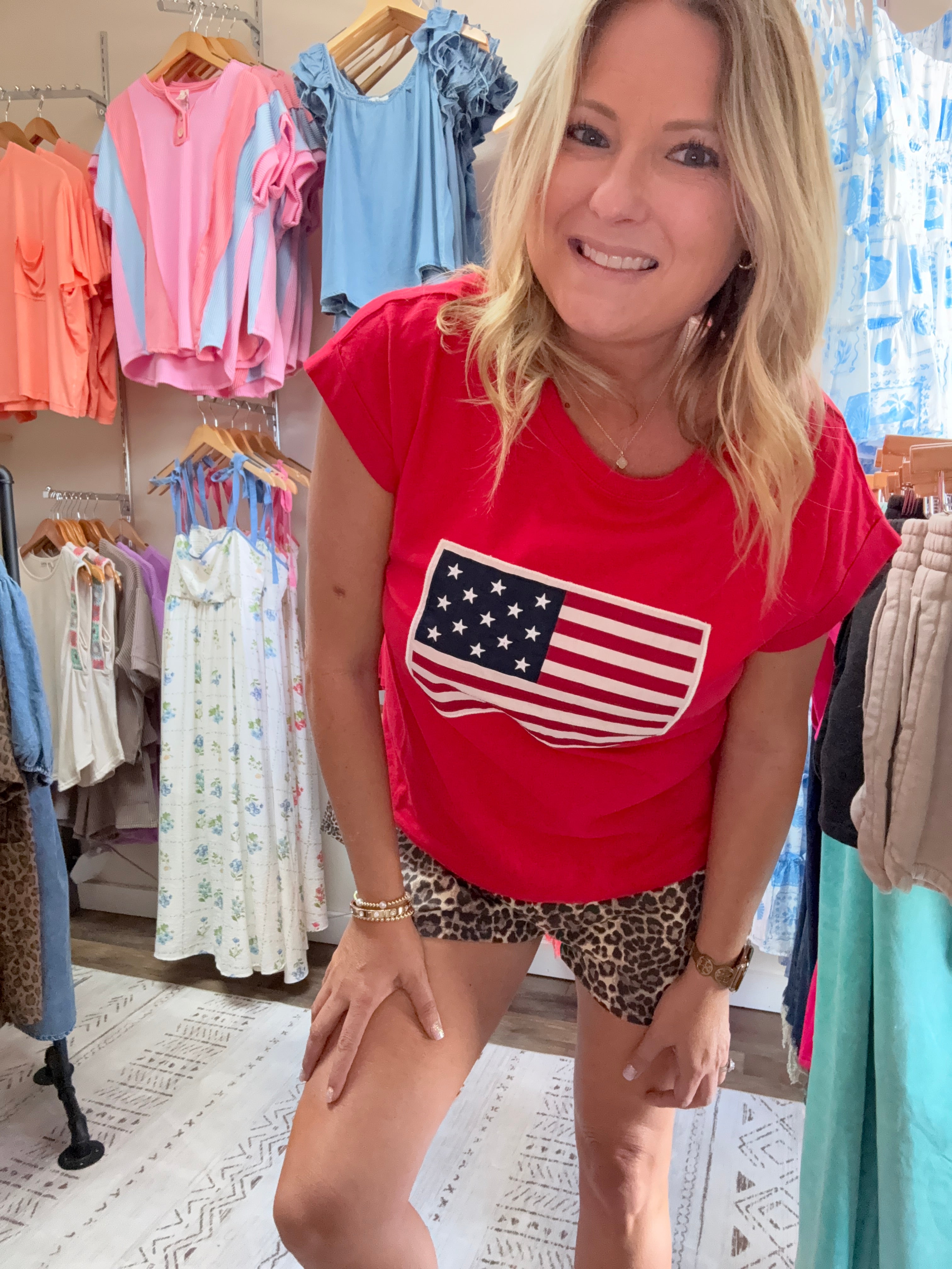 American Flag Tee